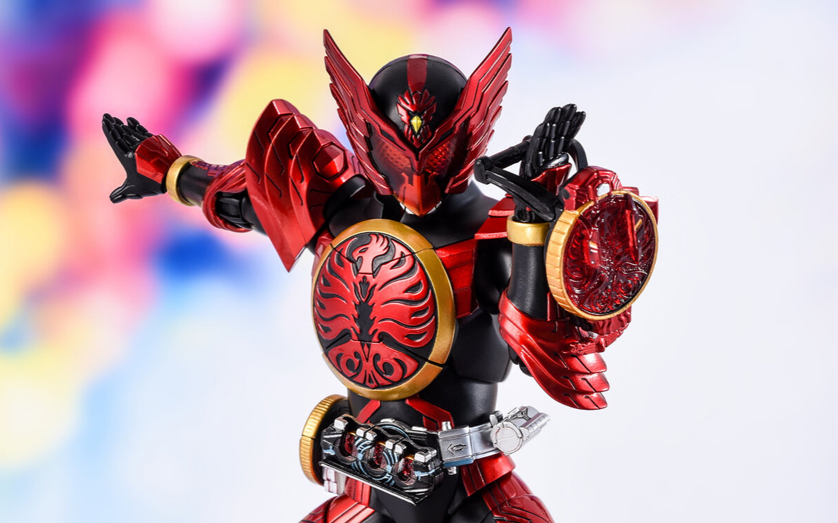 [邦哥模玩]第五期 万代shf真骨雕制法 假面骑士ooo鸟系联组测评