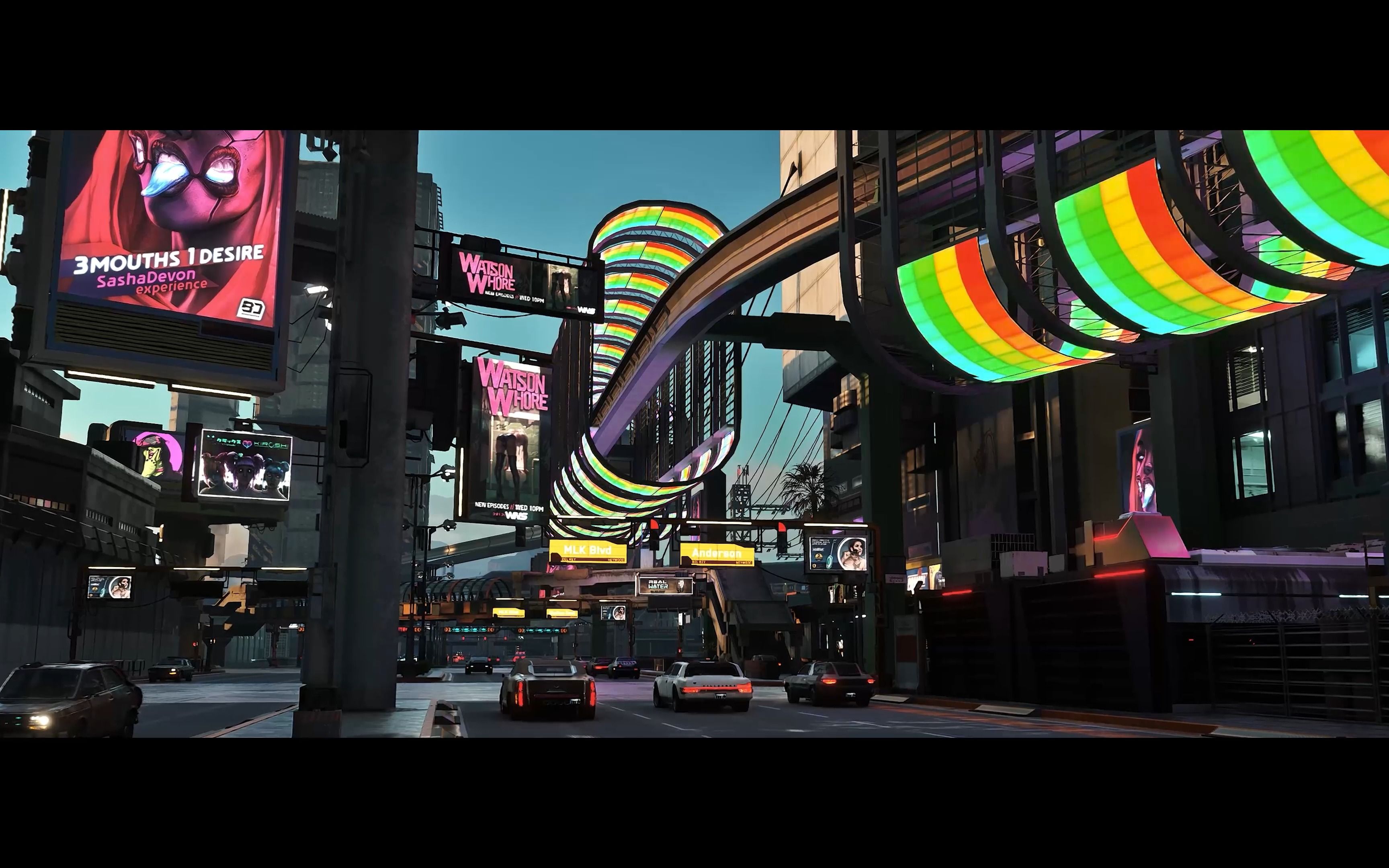 【赛博朋克2077】自然加州照明|natural californian lighting mod|4k