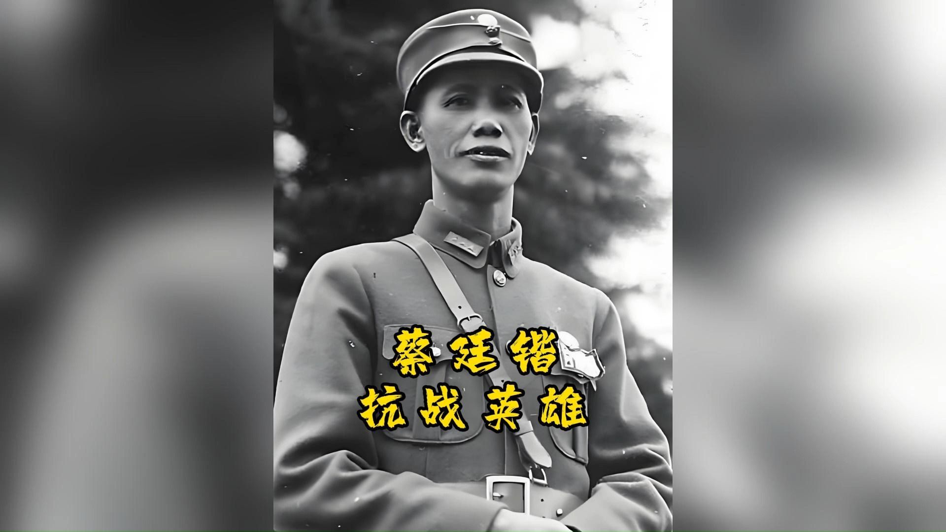 人狠话不多的蔡廷锴将军,粤军十九路军军长,一二八淞沪会战爱国将领哔哩哔哩bilibili