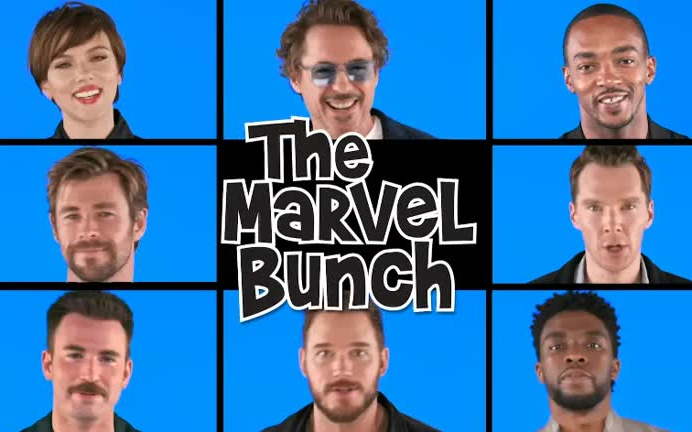 [图]【官方有病】复仇者联盟3无限战争主演合唱 The Marvel Bunch