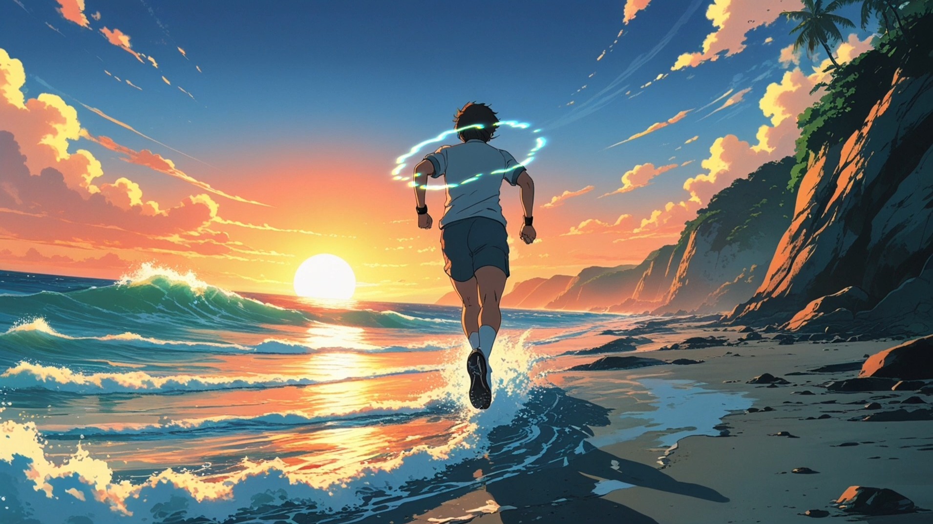 海边晨跑bgm