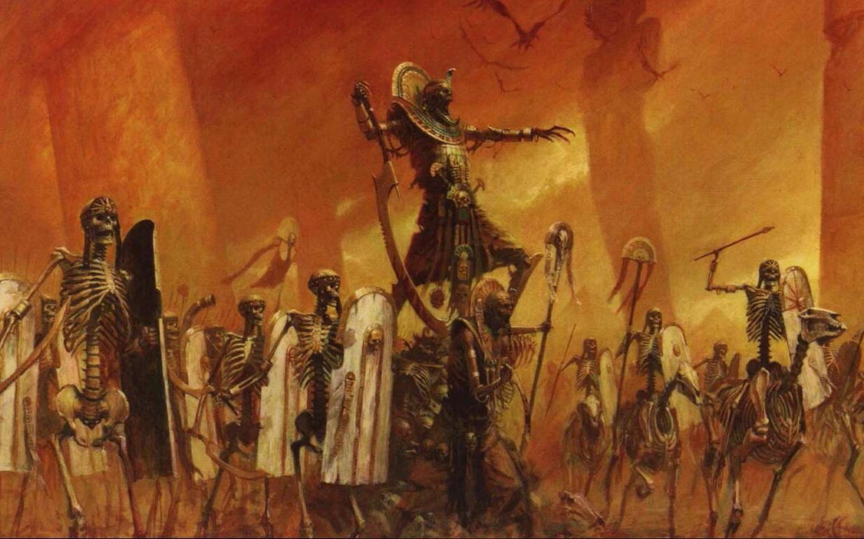 战锤2全面战争古墓王战役演示