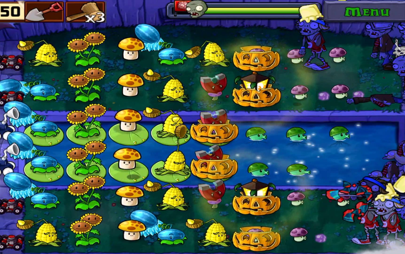 pvzpe版生存模式_植物大战僵尸1_攻略