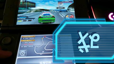 4K录制Nintendo New3ds（任天堂新大三）试玩体验山脊赛车3D（ridge