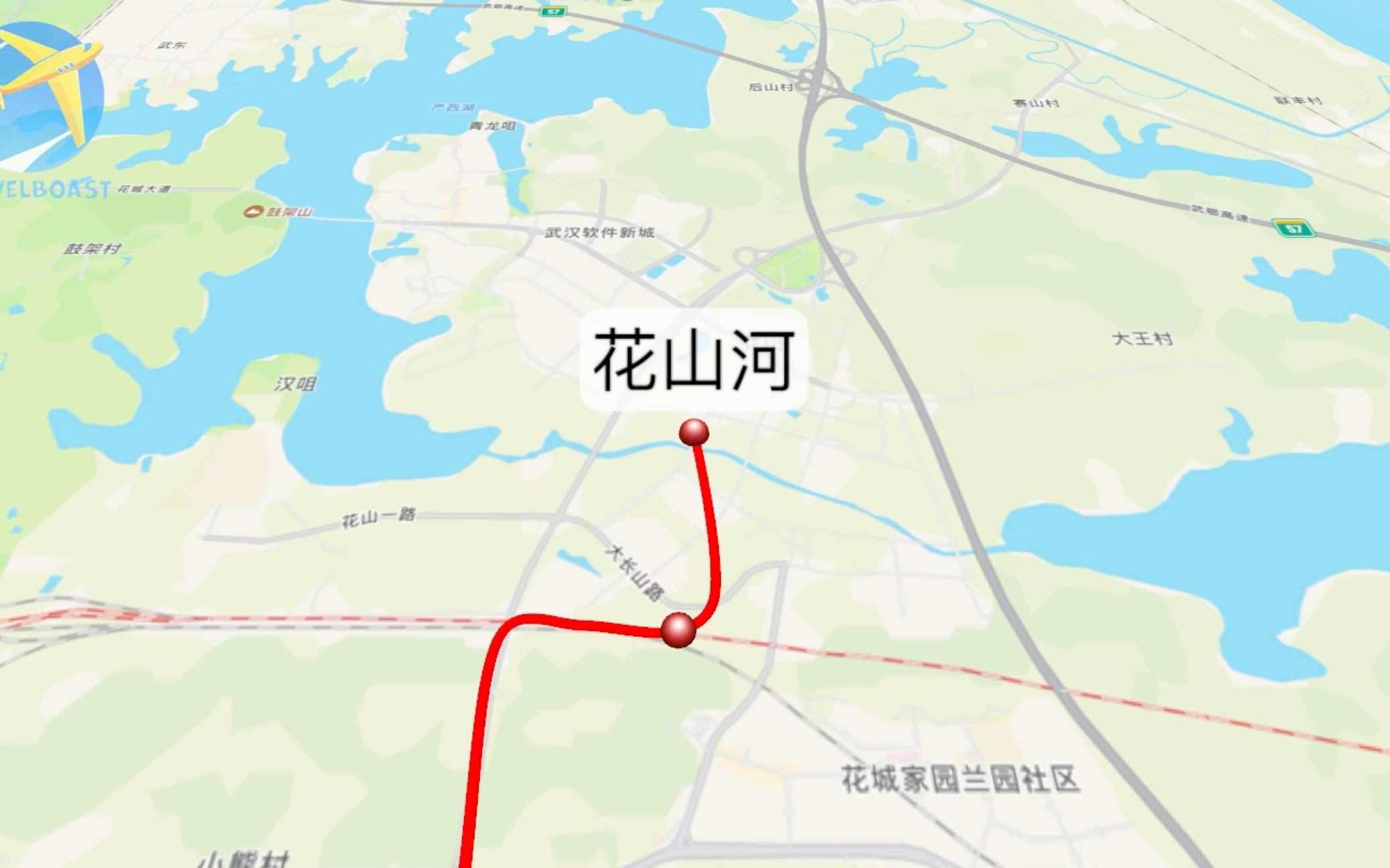 【胡乱规划】武汉地铁303号线(天河机场—花山河)