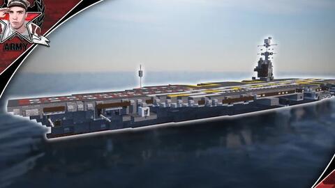 Minecraft舰船教程系列 如何以1 5比例制造一艘二战时期日本海军的 伊金索龙号 航空母舰 哔哩哔哩