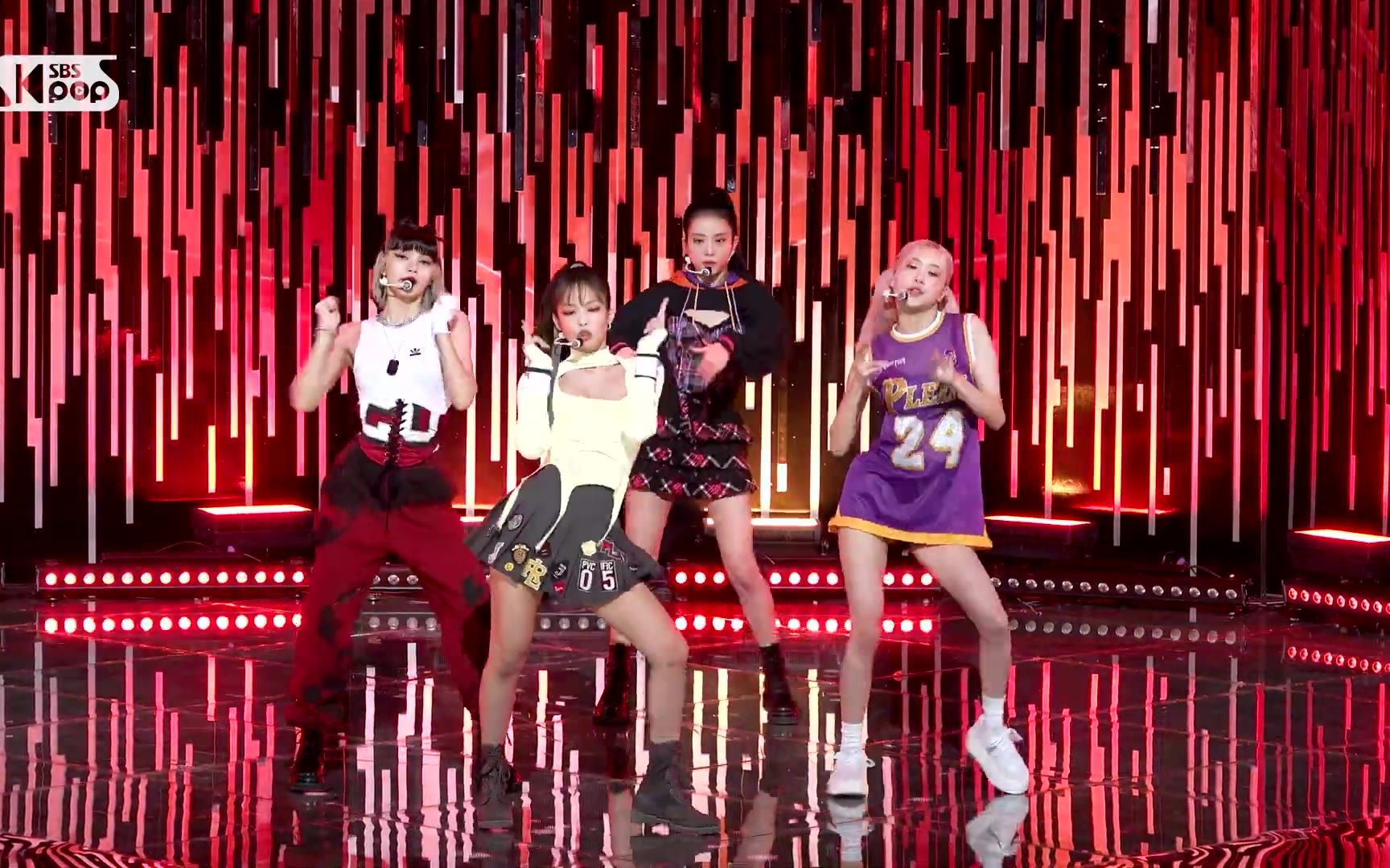 【blackpink】lovesick girls pretty savage人气歌谣打歌舞台 一位