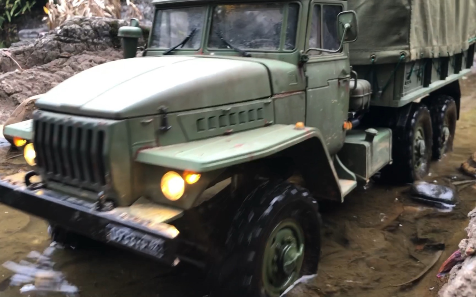 1/12军卡rc乌拉尔卡车