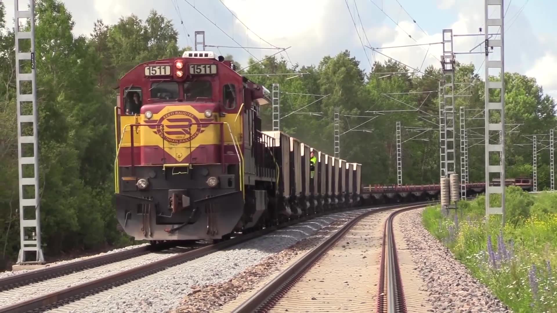 国外火车轨道的换修