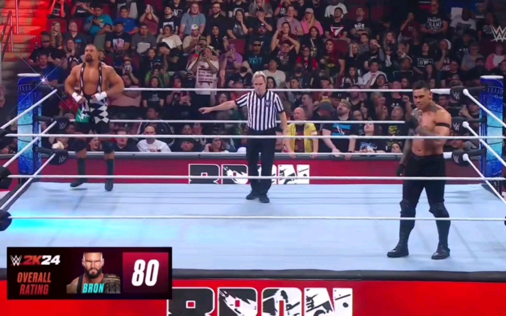 wwe贝利的帮手出现了,布朗布雷克秒杀对手【3.2】