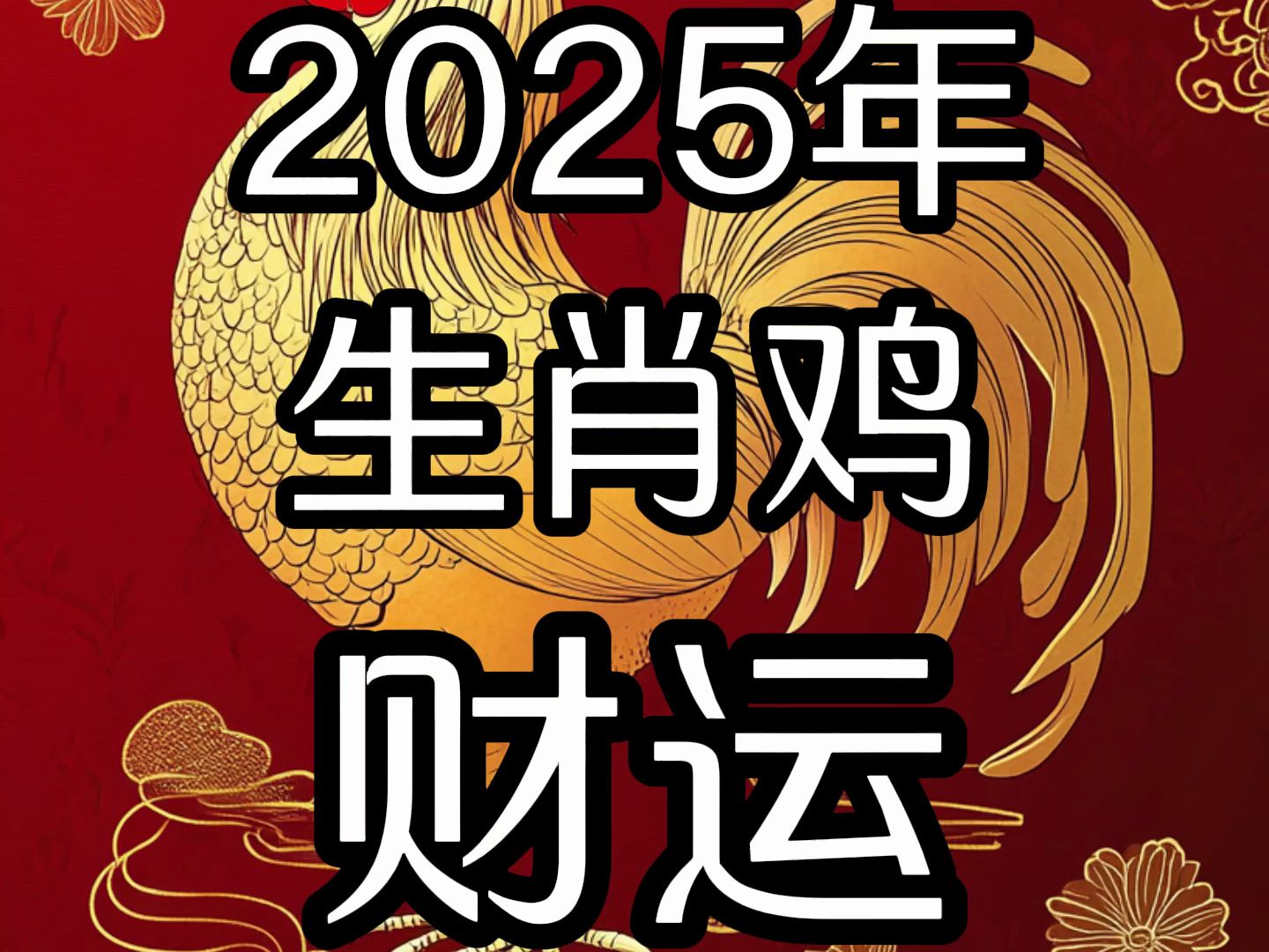 2025年生肖酉鸡财富运势