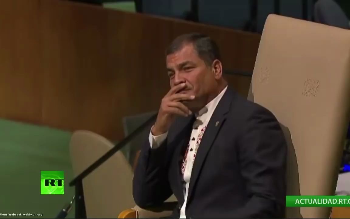 [图]西班牙语C1听力材料 厄瓜多尔口音 Rafael Correa en la 70ª Asamblea General ONU