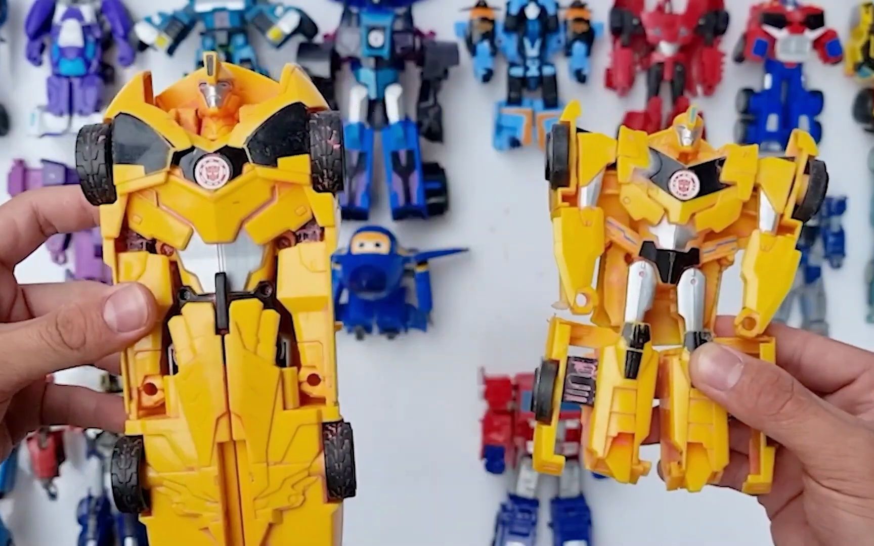 全迷你变形金刚电影玩具卡车巴士恐龙汽车改造