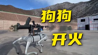 一枪毙“敌”！机器狗想跟“战友”击个掌~