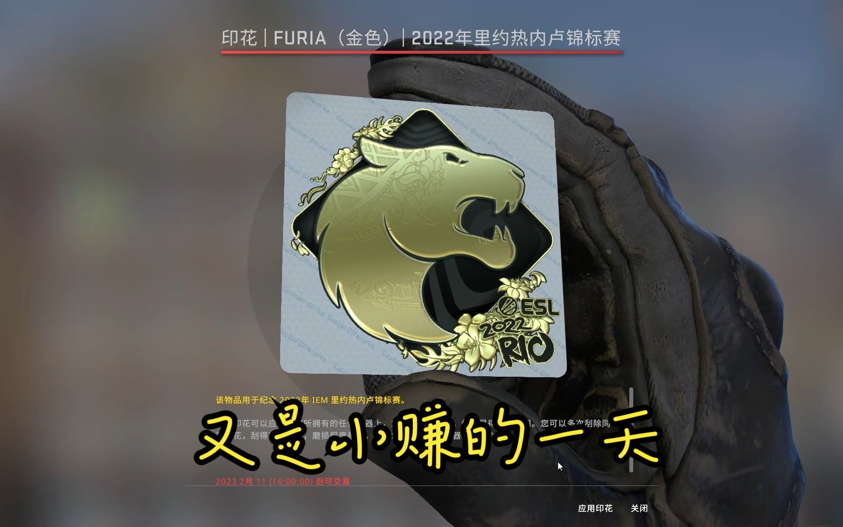 csgo二号印花胶囊图片