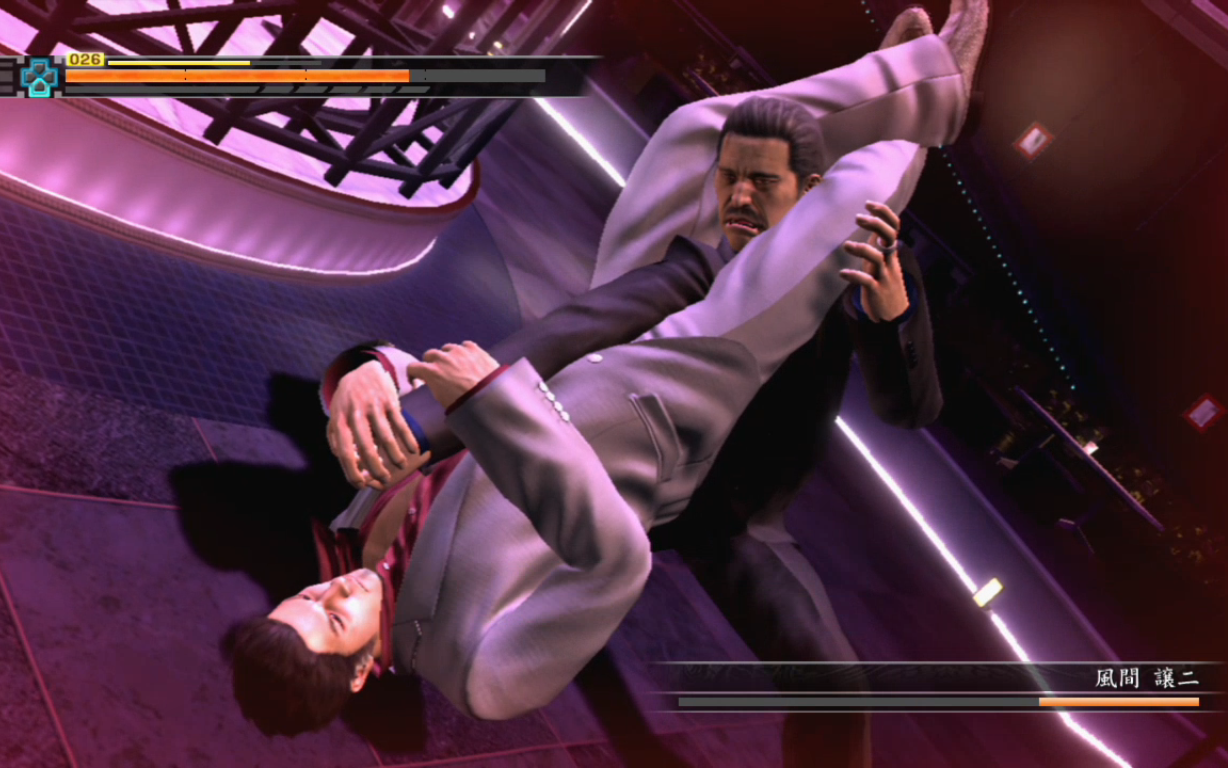 如龙3 风间让二 流石龙二神作^_^ 硬派没得说