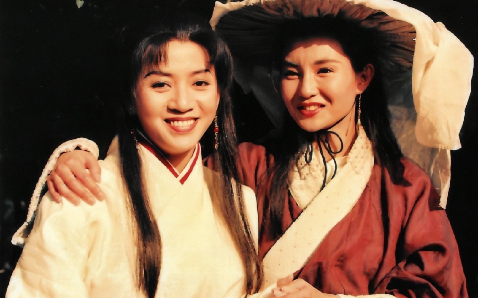 1992年战神传说片场 古巨基采访月牙儿梅艳芳