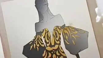 每一件漂亮的衣服 都离不开服装设计师的创意 服装设计手绘原稿 哔哩哔哩 Bilibili