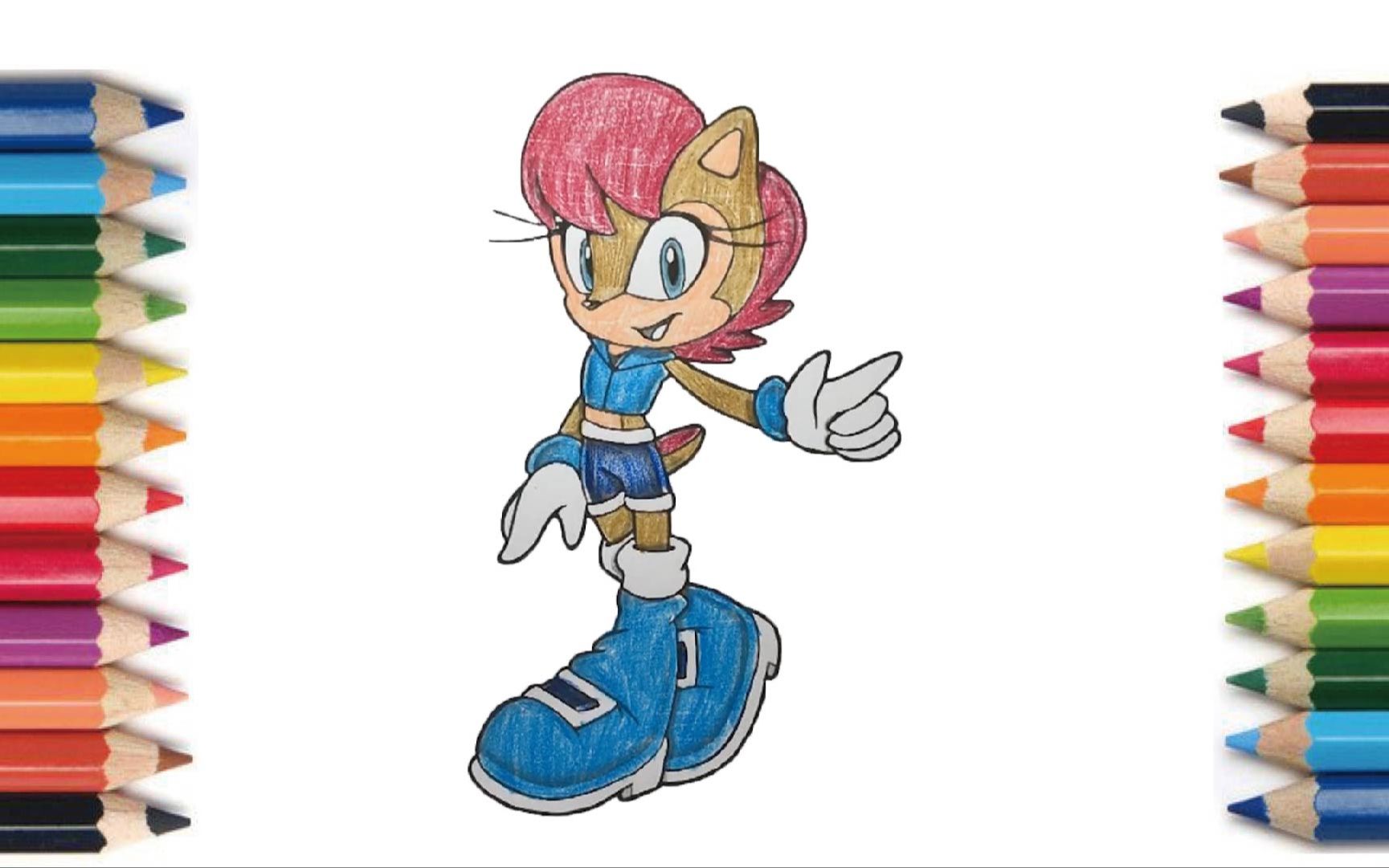 princess sally 【塼り絵】サリー99エイコーン 【涂色】莎莉·橡果