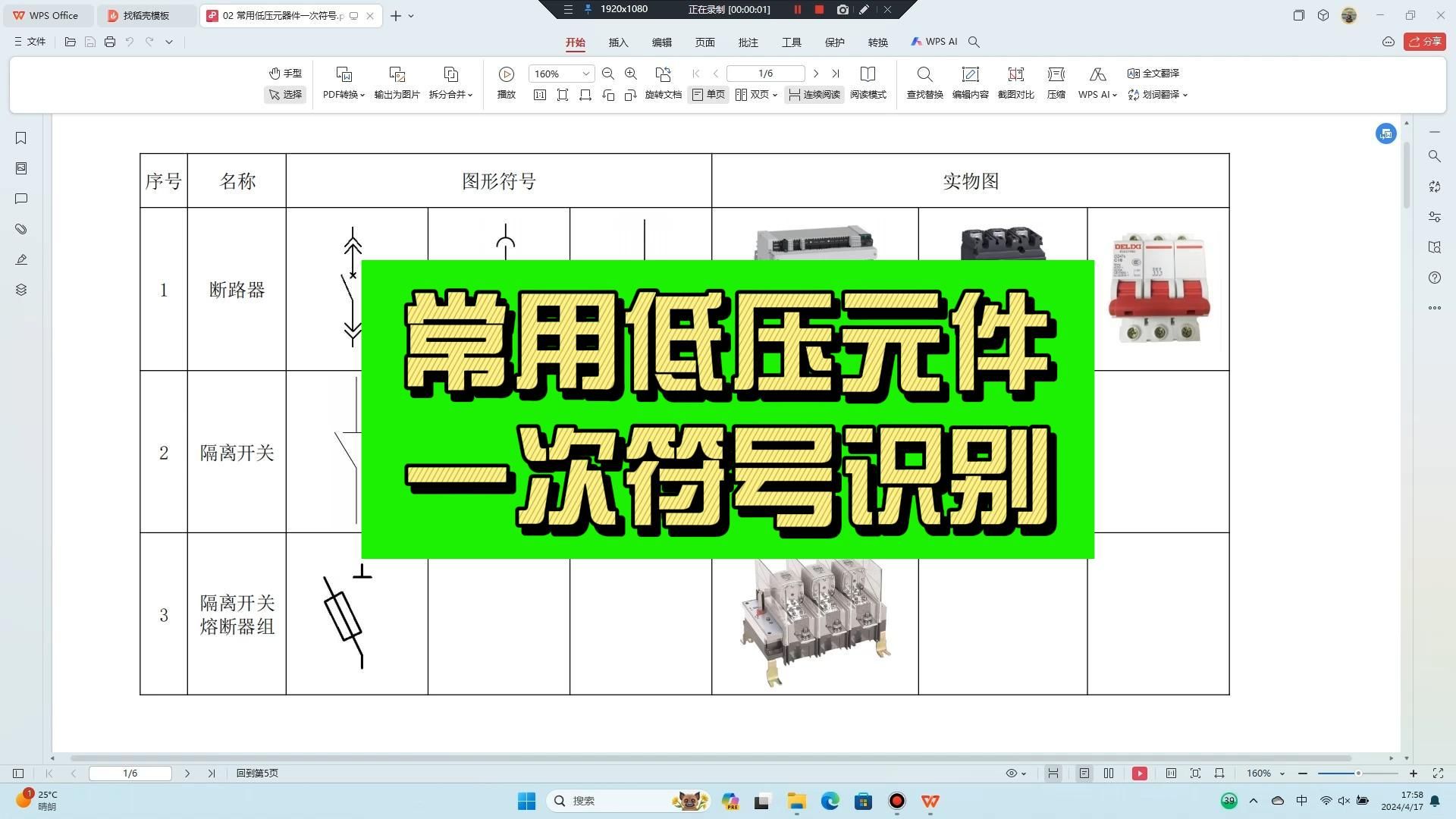 常用低压元件一次符号识别哔哩哔哩bilibili