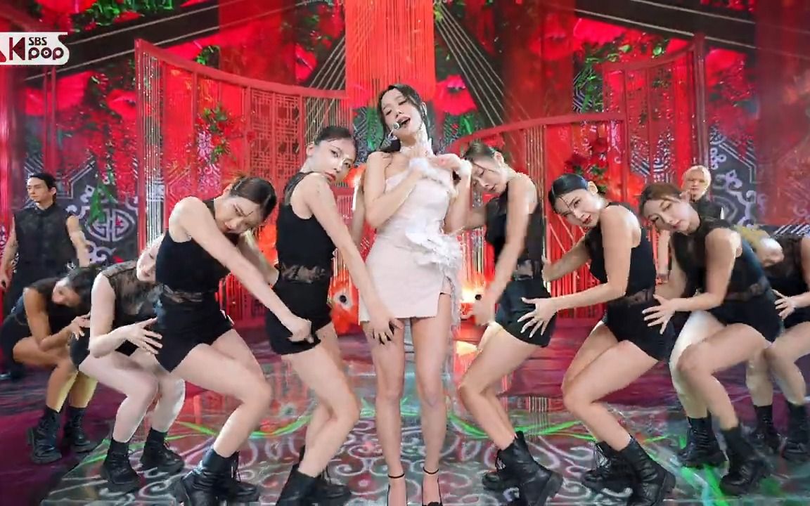 [超清4k] 金智秀 jisoo flower one take stage @sbs inkigayo