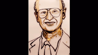 诺贝尔获奖者的画像用的是真金箔!