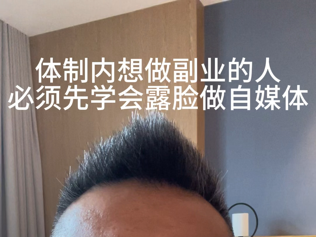 体制内想做副业很简单:先露脸做自媒体分享自己的工作生活哔哩哔哩bilibili