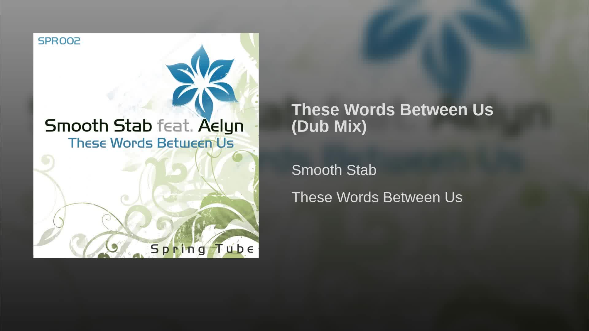 [图]These Words Between Us (Dub Mix)