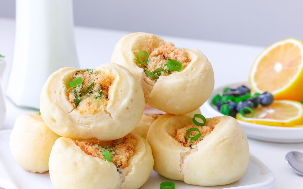 宝宝辅食香葱鳕鱼包