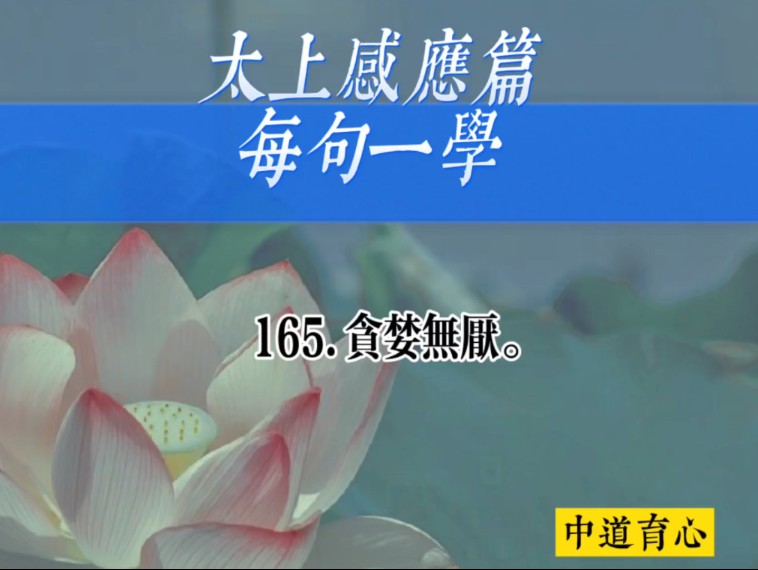 太上感应篇165.贪婪无厌.#国学经典 #故事 #太上感应篇哔哩哔哩bilibili