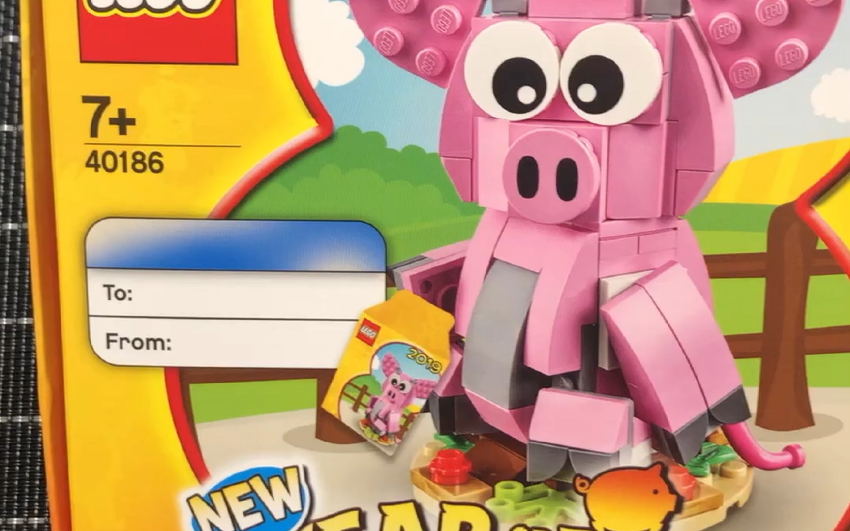 乐高积木 新年猪!new year of the pig