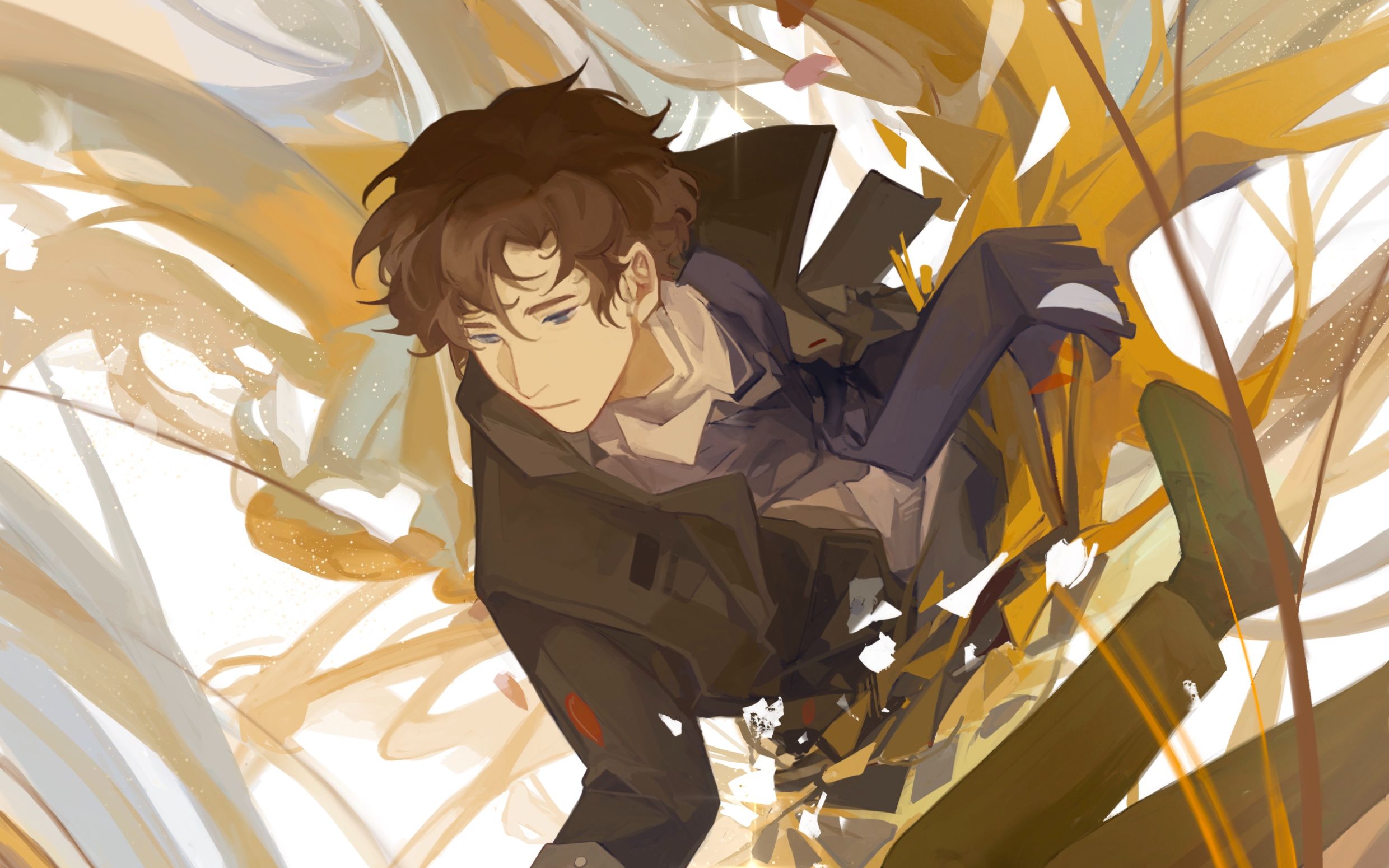 【procreate绘画过程】向光性(福华cp向)_哔哩哔哩_bilibili