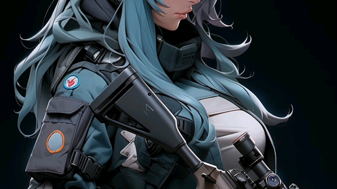 全副武装的高冷女生