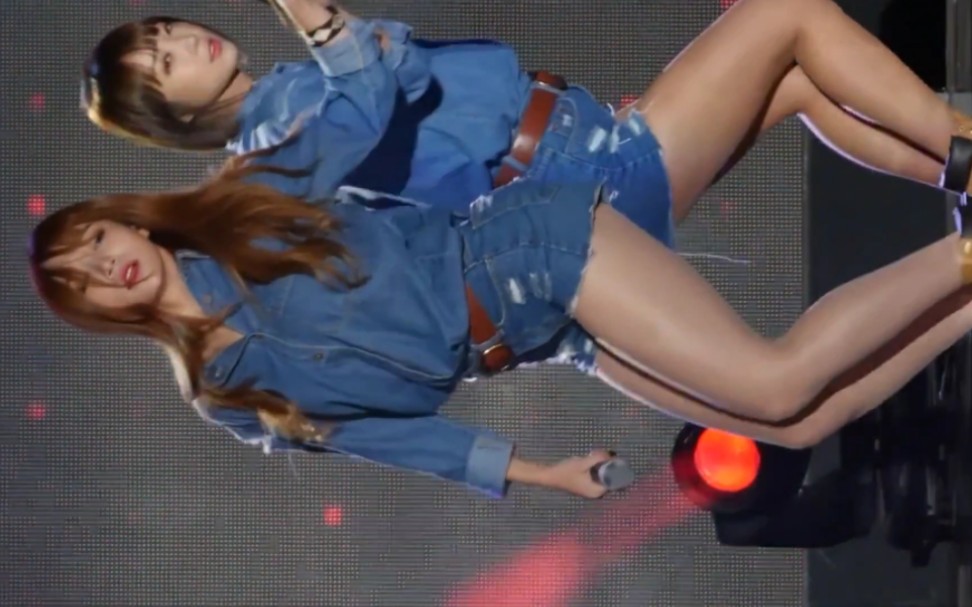 exid 上下 牛仔的狂野总是那么诱人
