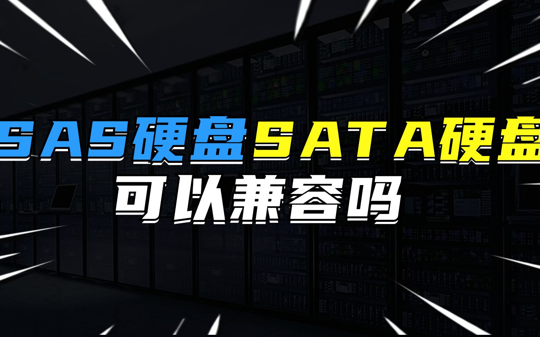 SAS和SATA硬盘接口兼容吗?