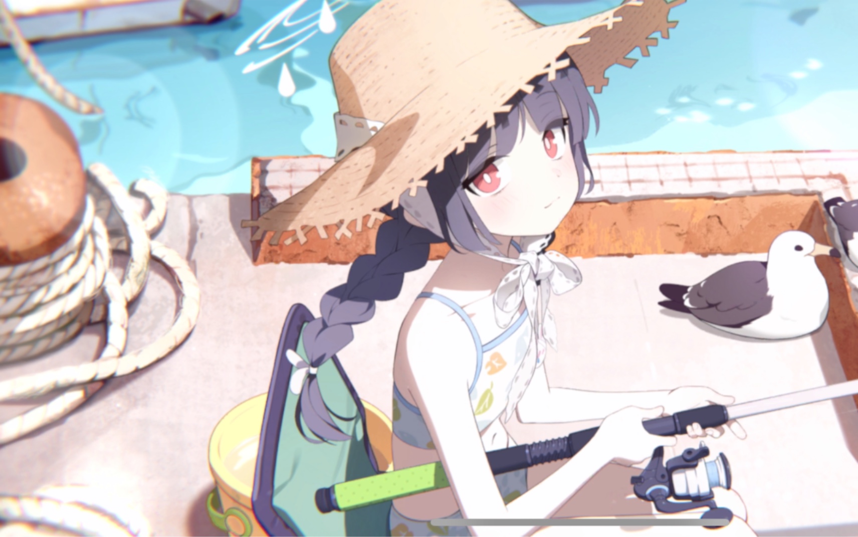 【熟肉】泳装美游好感度剧情02