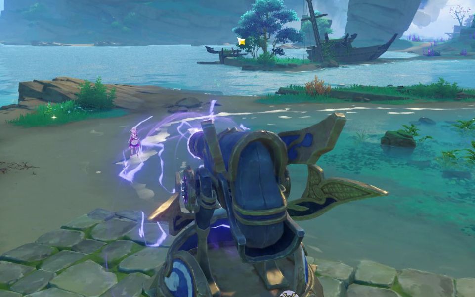 惊了,稻妻这雷大炮居然是有具体伤害的._哔哩哔哩bilibili_原神