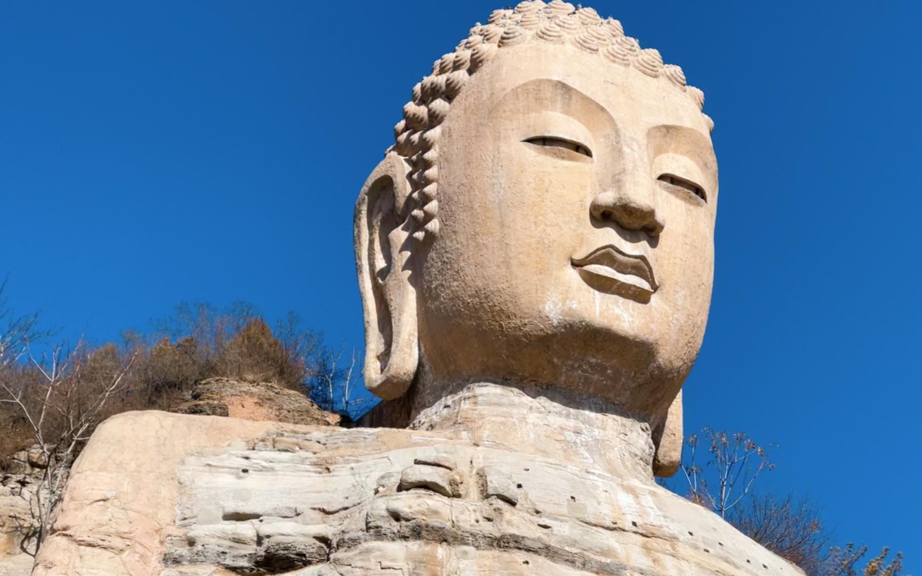 山西一尊石佛,神秘消失600年,如今重见天日,成为世界第二大佛哔哩哔哩bilibili