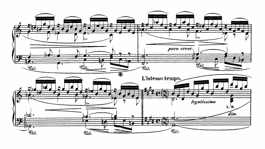 【李斯特/曲谱同步】交响诗「前奏曲」-钢琴独奏 s.