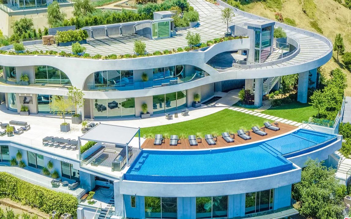 [图]Luxury Home‪ | 4200万美元·洛杉矶全新天际线豪宅~12255 Sky Ln, Los Angeles（洛杉矶 / 加州）