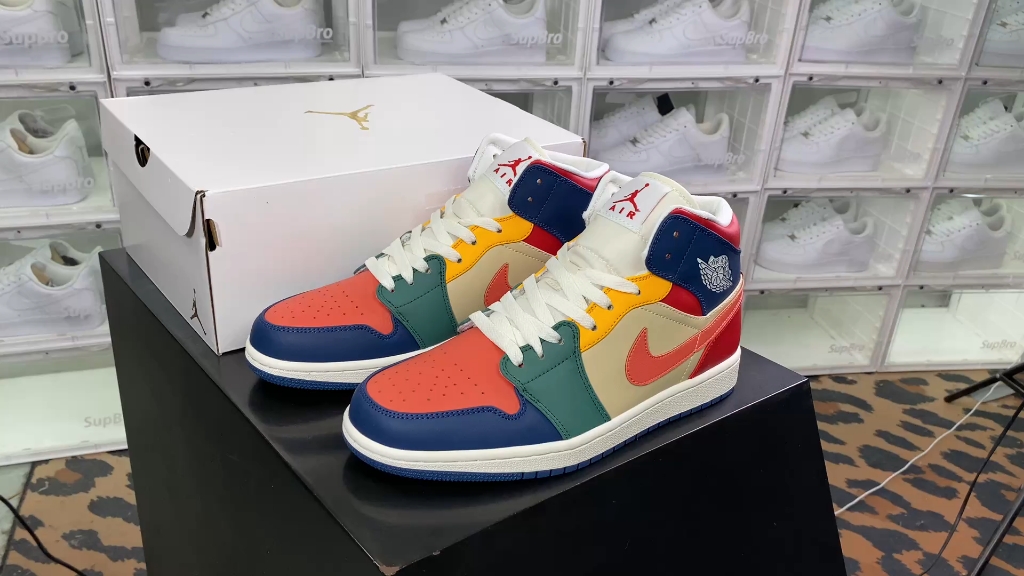 【大山制造】[详情]耐克 air jordan 1 midxi qingaj1乔丹一代中帮