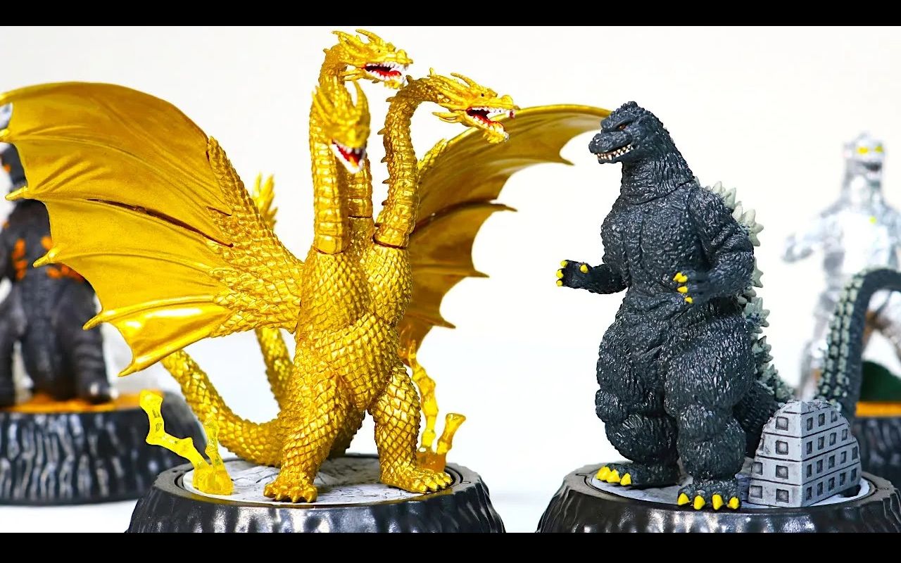 搬运ぎわちん万代bandai哥斯拉扭蛋hgd哥斯拉05系列