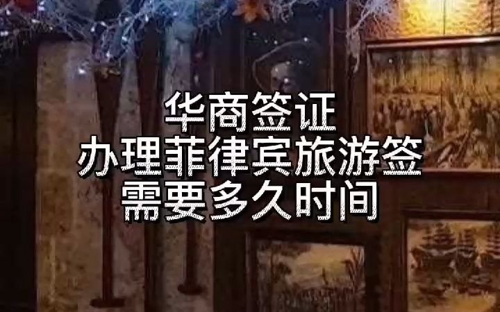 办理菲律宾旅游签需要多久时间哔哩哔哩bilibili