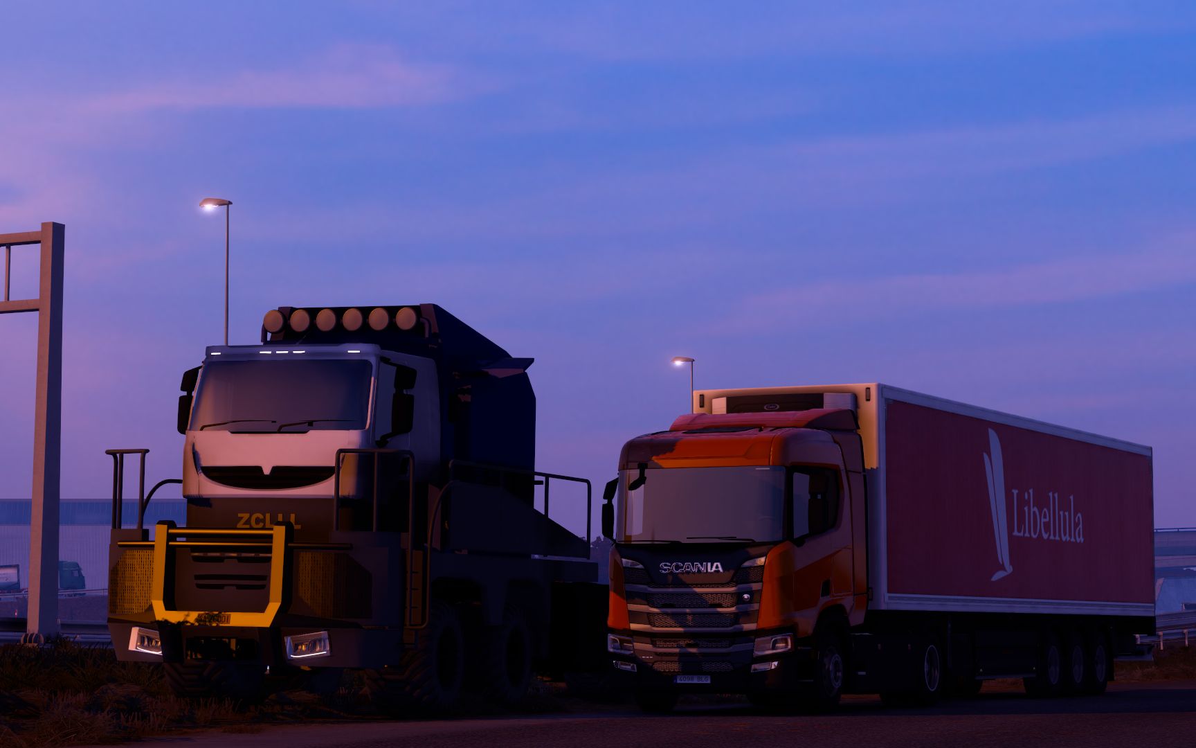 欧洲卡车模拟2:尼古拉斯牵引大师tractomas-tr8x8大件牵引车