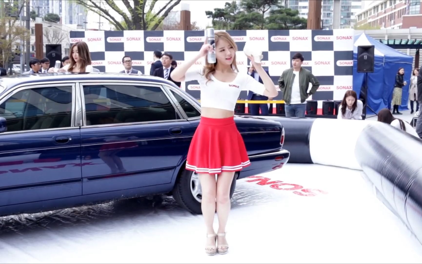 170413 赛车模特 宥珍 ppl女团 sonax洗车秀 fancam