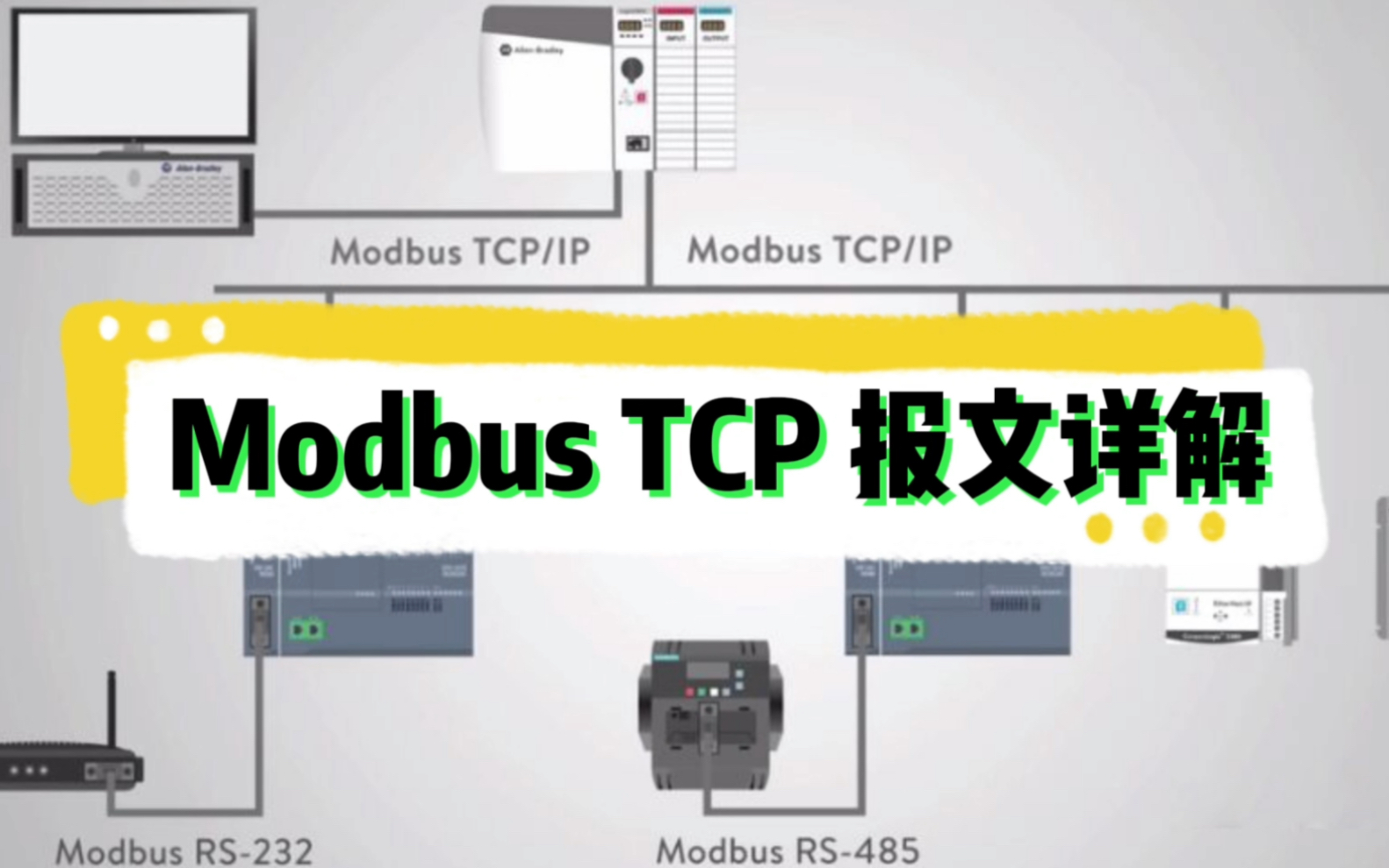 工控干货!Modbus TCP通信报文详解,超全超实用哔哩哔哩bilibili