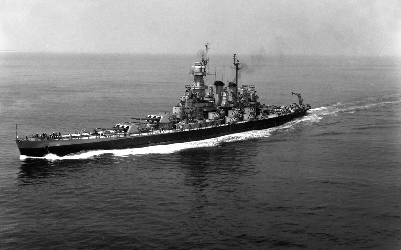 北卡罗来纳号战列舰1941年