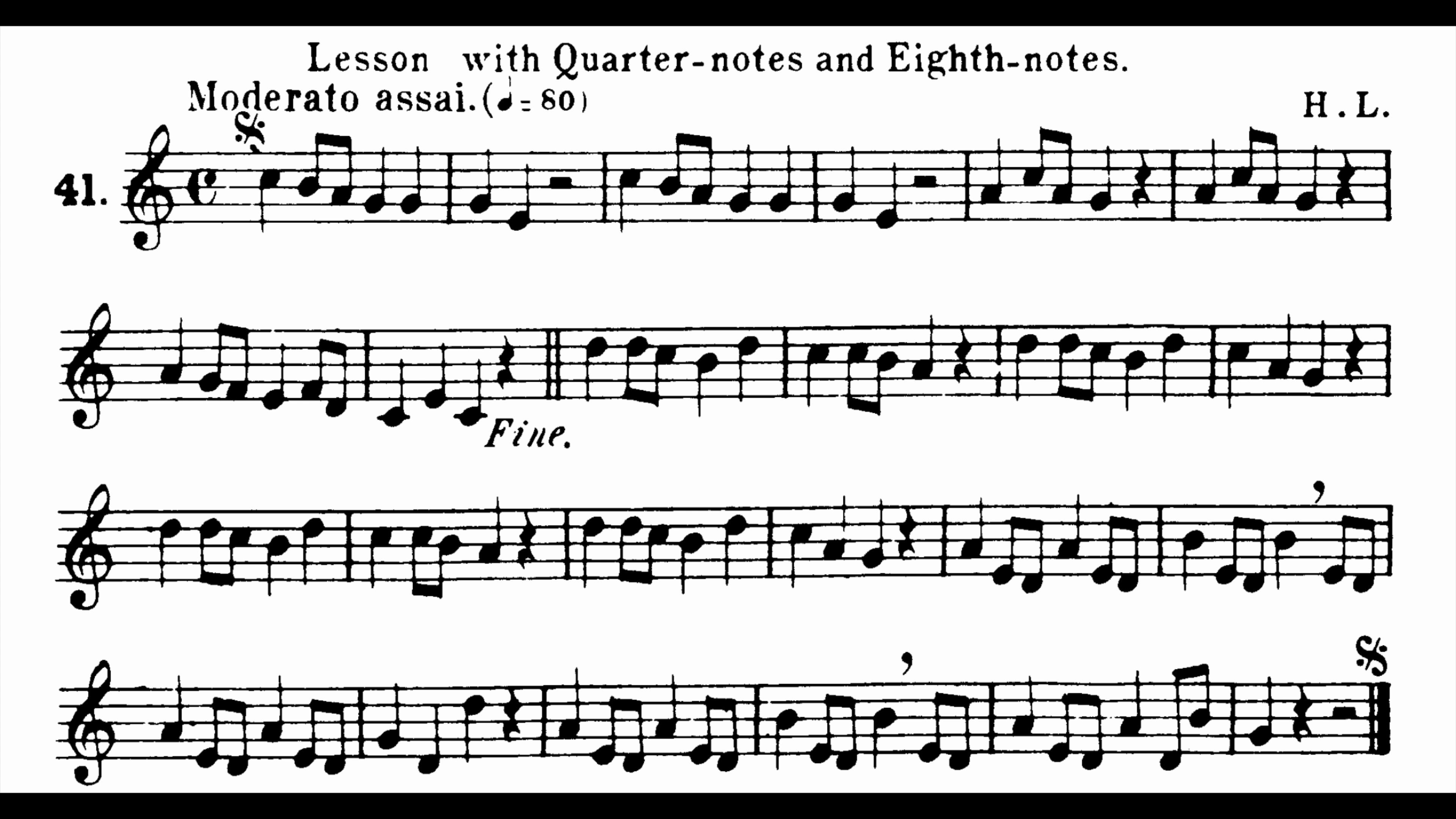 【音质升级】【法国视唱】1a 练习40-43【真钢琴伴奏】【不是midi】_