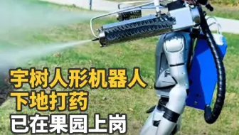 宇树人形机器人 下地打药 已在果园上岗