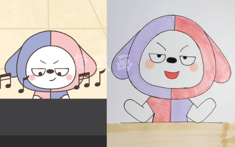 看动画学画诸葛双双 假如双子座是学霸